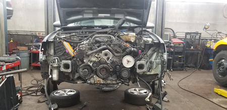 Front End Car Removal